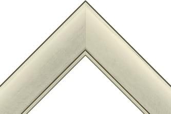 55mm Reverse burnished silver over black 