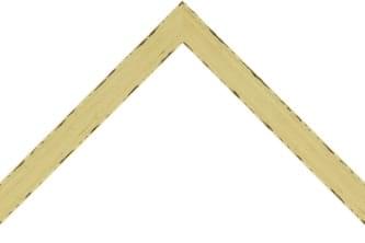 19mm Dark cream over brown shabby chic crackle