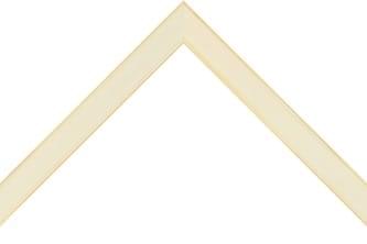 20mm Flat painted white over pine