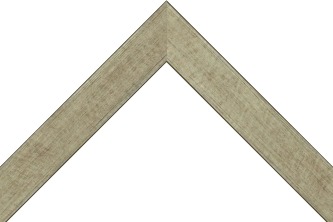 30mm Flat silver black edge line detail