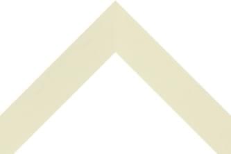 38mm Flat painted grain white