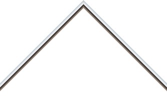 8mm Flat polished silver