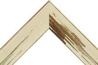 50mm Hand finished vintage worn white