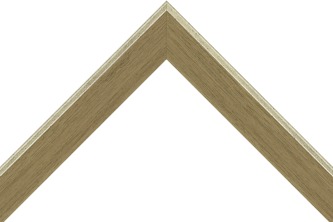 30mm Grey grain silver back edges (resin)