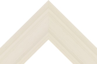 70mm Painted grain reverse step matt white