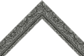 38mm Pattern vintage silver