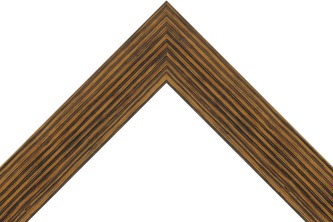 42mm Flat stained antique pine over black