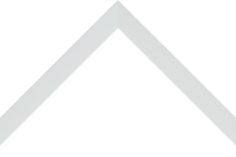 20mm Painted grain matt white - 9mm pine box