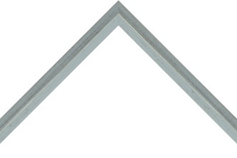 19mm Painted light blue over brown silver line