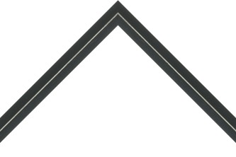 19mm Painted dark blue silver line - 9mm pine box