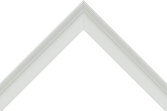 30mm Matt white and silver (side)