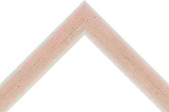 35mm Painted white / speckled pink