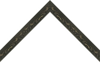 20mm Black over gold - 9mm pine box