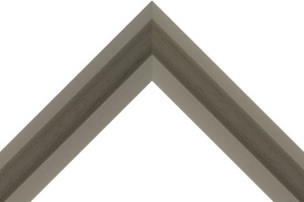 45mm Painted light grey 'coastal tray'