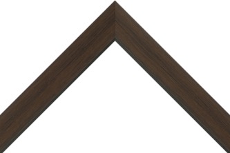 30mm Walnut with black inside line