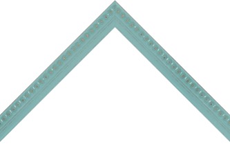 20mm Ornate distressed turquoise