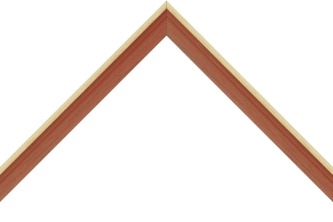 18mm Painted red / natural side