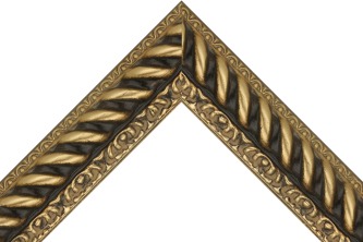 50mm gold leaf rope step (high pattern)