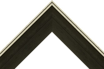 52mm Painted black with silver lines