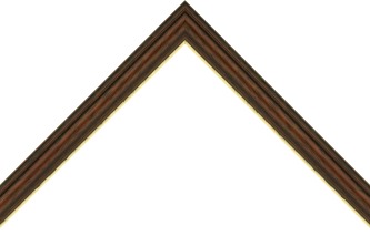 18mm Dark mahogany gold Line