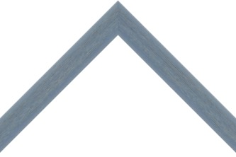 22mm Rounded edge matt grain blue