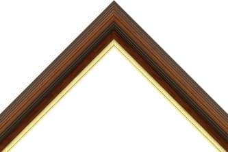 35mm Mahogany gold line
