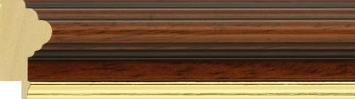 35mm Mahogany gold line