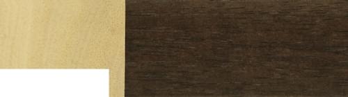 33mm Flat painted grain brown