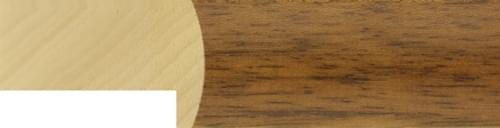 32mm Rounded grain walnut