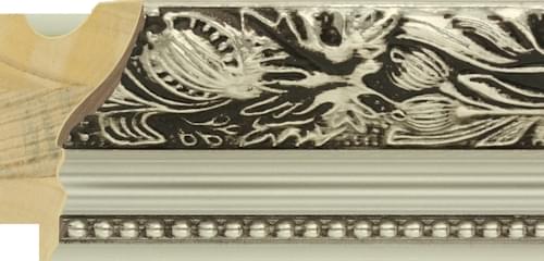 58mm Matt silver Daliha (high pattern)