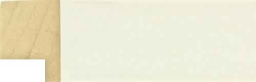 40mm Flat smooth matt white