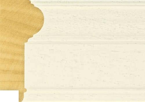 95mm Painted grain reverse step white