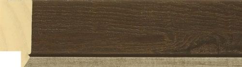 33mm Brown grain with silver inner edge