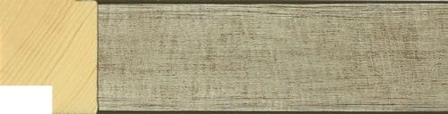 30mm Flat silver black edge line detail