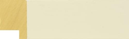 38mm Flat painted grain white