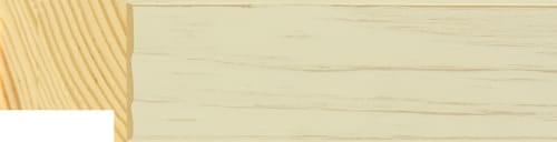 32mm Painited pine raised grain off white