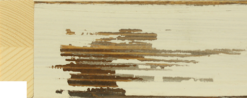 50mm Hand finished vintage worn white