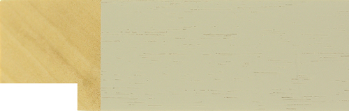 38mm Painted grain light grey block