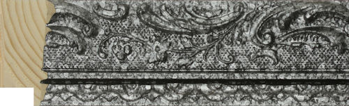 38mm Pattern vintage silver