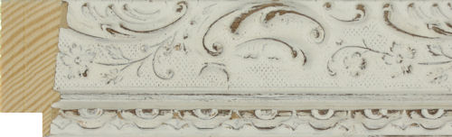 38mm Painted vintage white