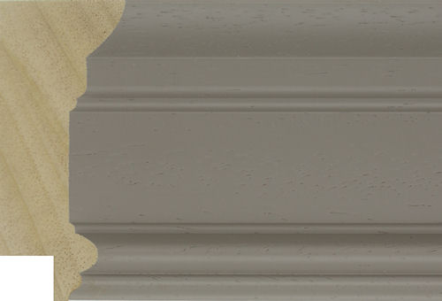 84mm Painted grain reverse step light grey