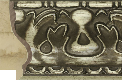 83mm 'pulia' reverse silver leaf (hr)