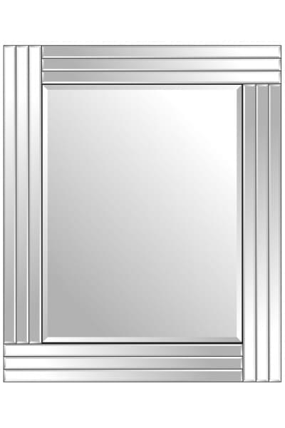 ' Oakley ' Frameless mirror 58cm x 68cm