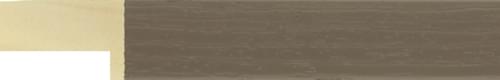 20mm Painted grain dark putty grey