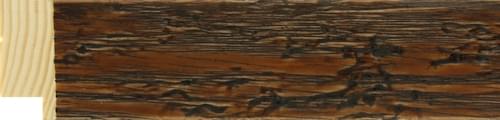32mm Flat pitted grain brown
