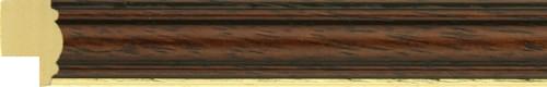 18mm Dark mahogany gold Line