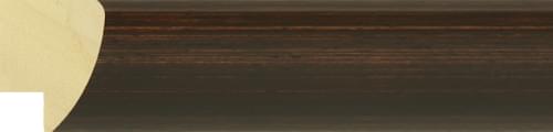 30mm Rounded dark grain mahogany