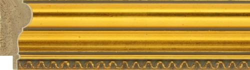 36mm Gold leaf spoon with thin grey line detail