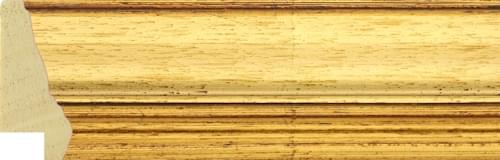 40mm Light gold leaf and lines