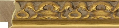 30mm Regency pattern gold and red burnish